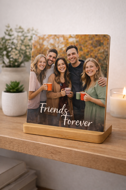 Steel Prestige Display – Wood Base Edition