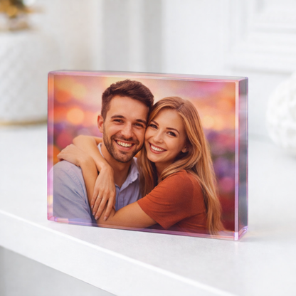 Premium Personalized Mini Glass Photo