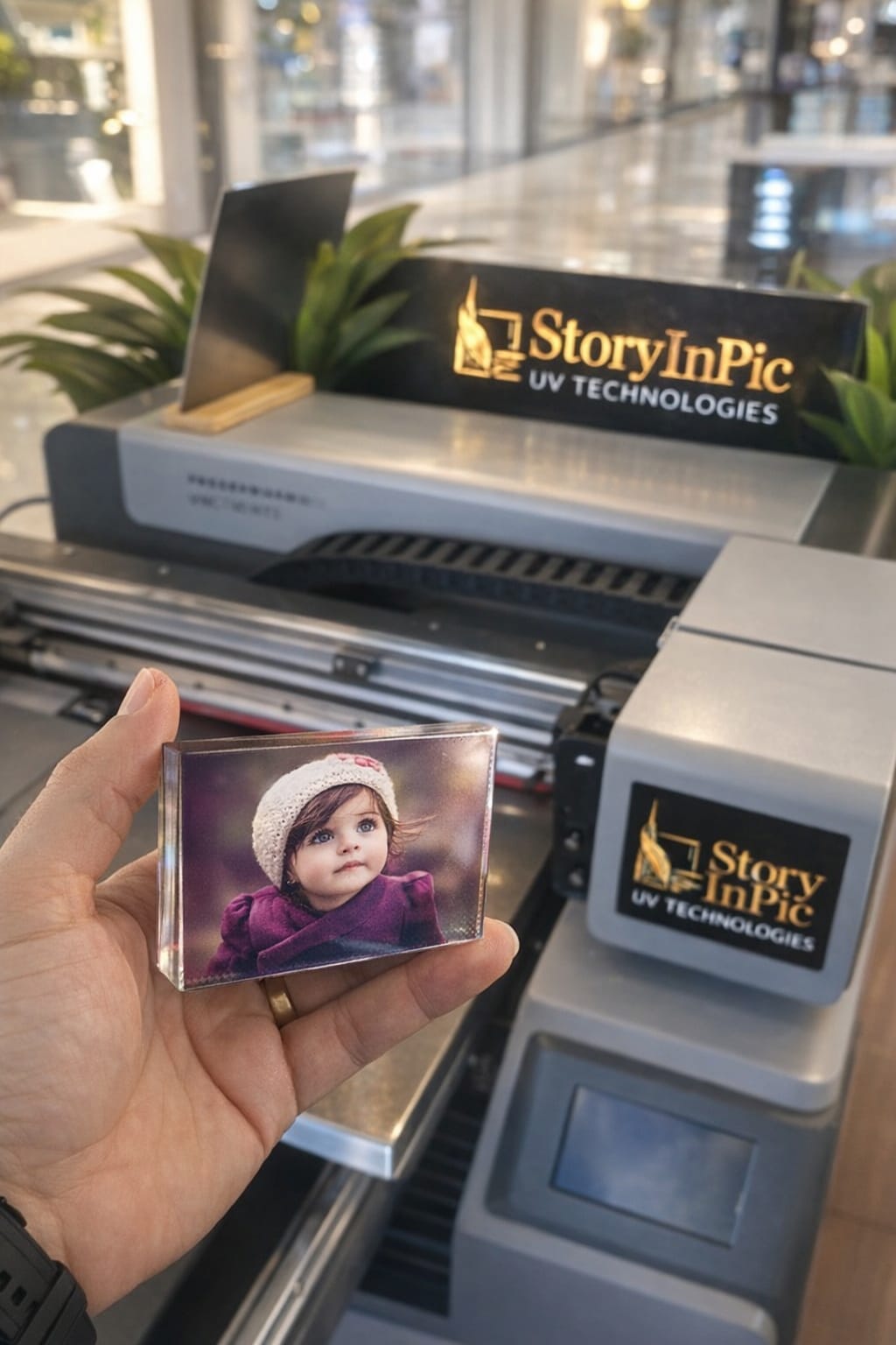 Premium Personalized Mini Glass Photo